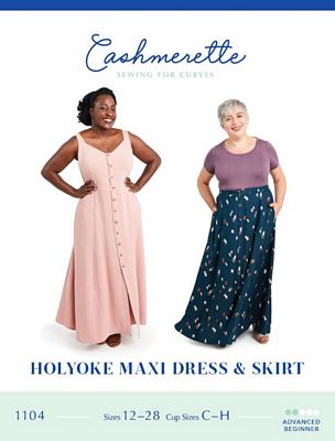 CASHMERETTE: Holyoke Maxi Dress & Skirt Pattern