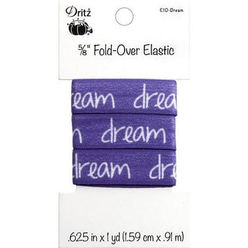 Fold Over Elastic 5/8inx1yd Dream
