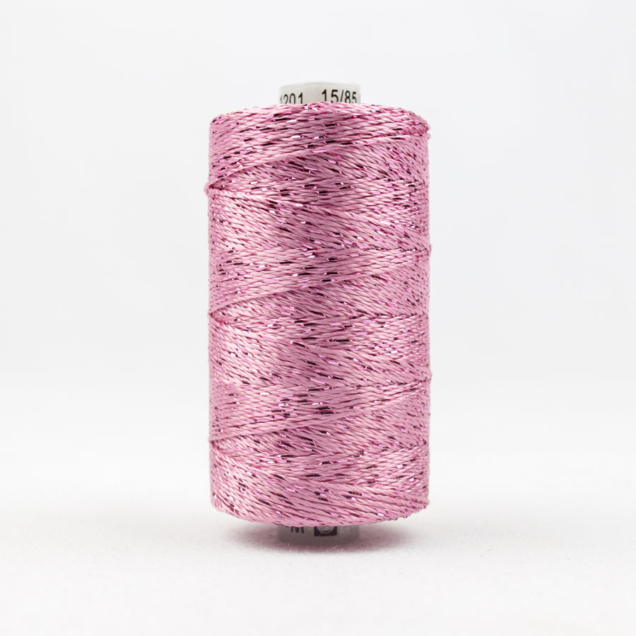 DAZZLE: 8wt Rayon Metallic 200yds-Baby Pink 1201