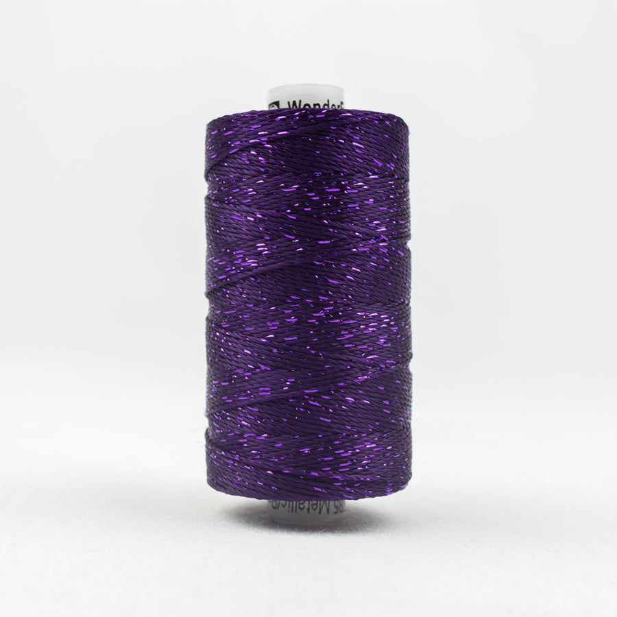 DAZZLE: 8wt Rayon Metallic 200yds-Purple 124