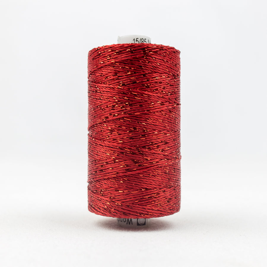 DAZZLE: 8wt Rayon Metallic 200yds-Tomato Red 1267