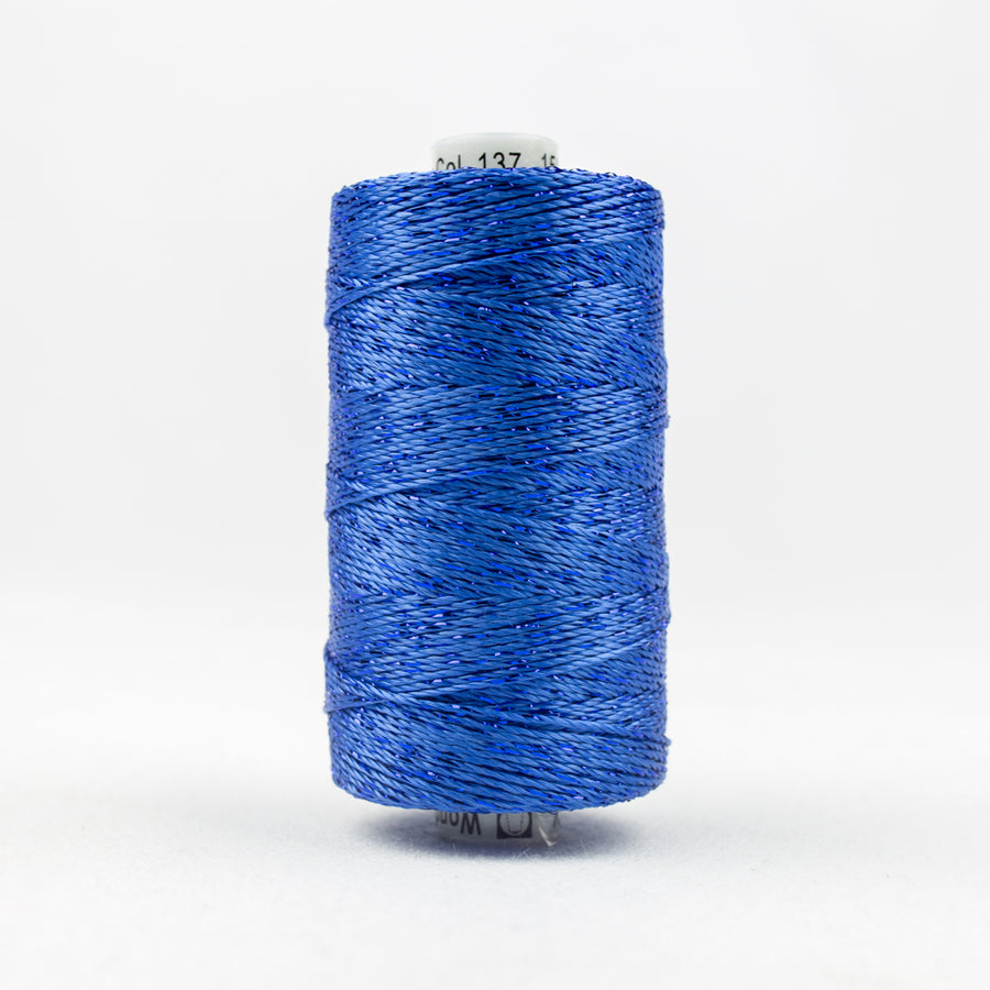 DAZZLE: 8wt Rayon Metallic 200yds-True Blue 137