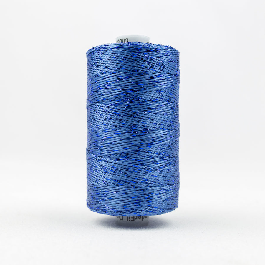 DAZZLE: 8wt Rayon Metallic 200yds-Baltic Blue 2202