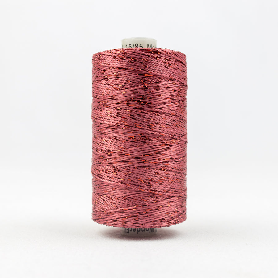 DAZZLE: 8wt Rayon Metallic 200yds-Coral Rose 2514
