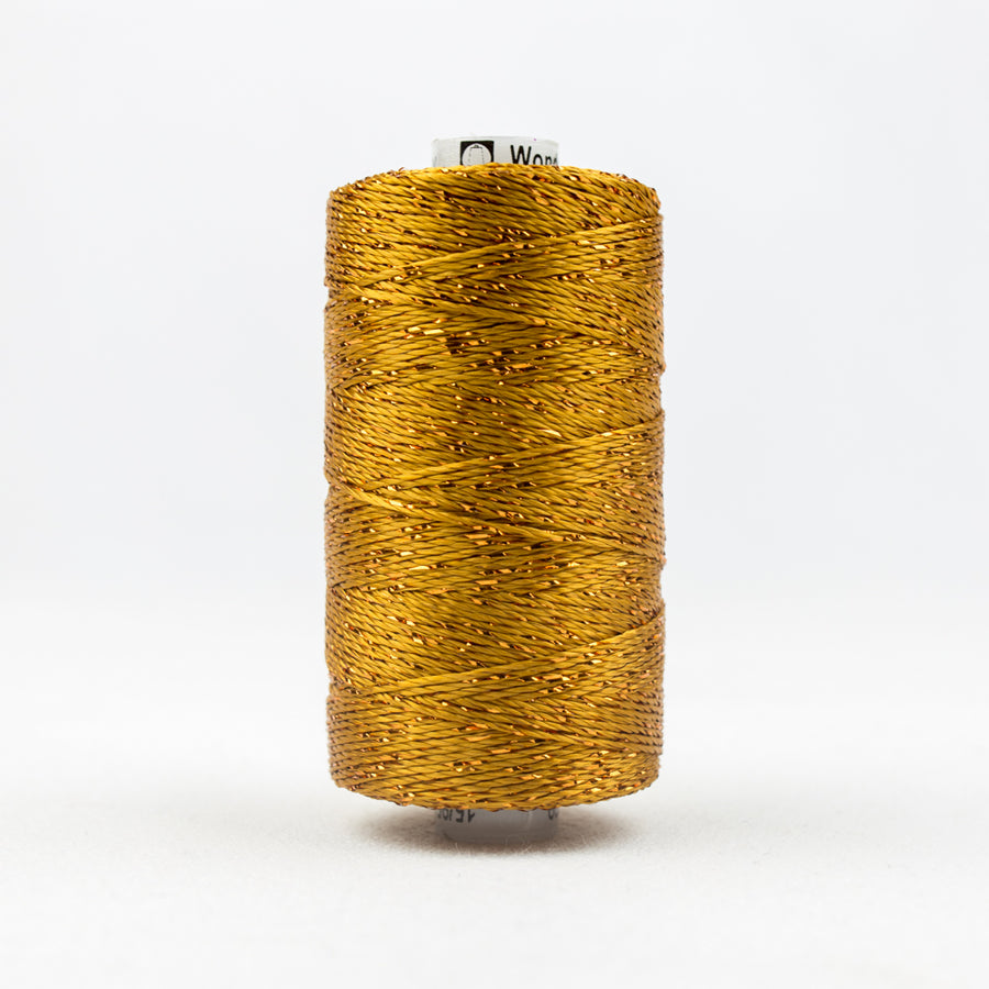 DAZZLE: 8wt Rayon Metallic 200yds-Golden Brown 328