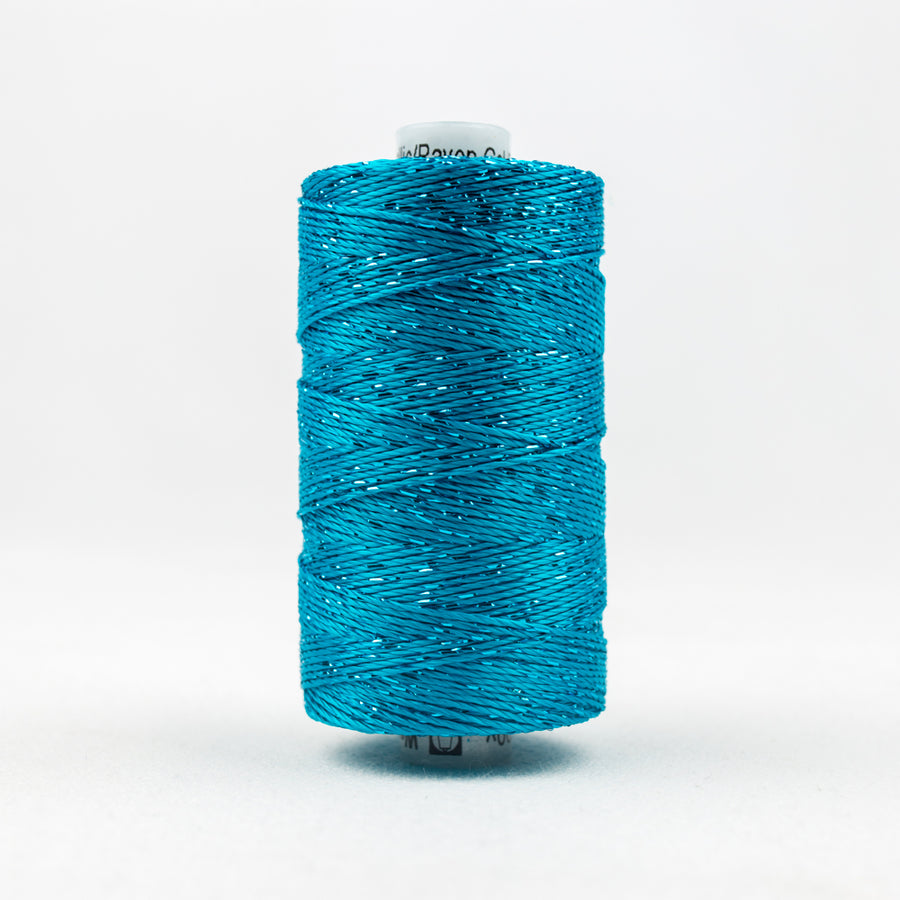DAZZLE: 8wt Rayon Metallic 200yds-Dark Turquoise 538