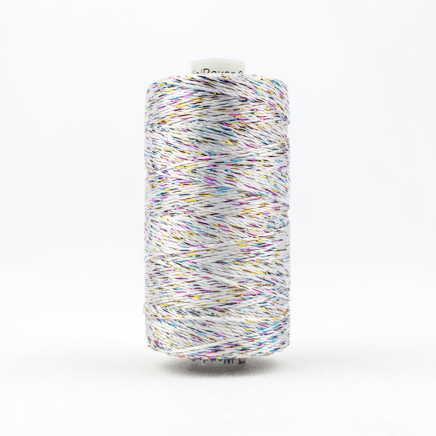 DAZZLE: 8wt Rayon Metallic 200yds-White 8201