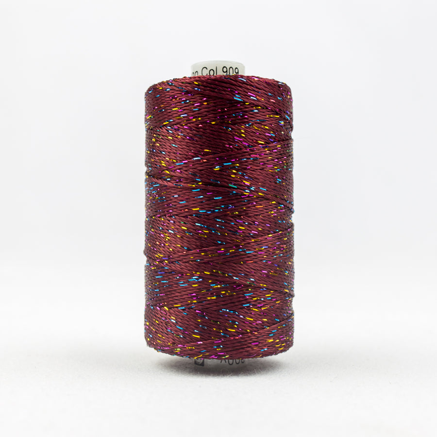 DAZZLE: 8wt Rayon Metallic 200yds-Molasses 909