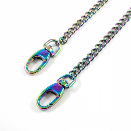 Purse Chain with Hooks 44in Long: Rainbow