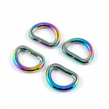 Emmaline Bags- 1/2in D-rings in Rainbow