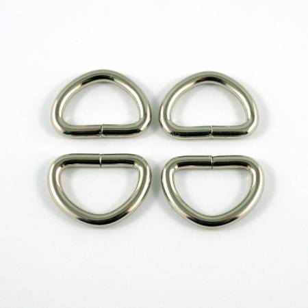 1/2in D-rings in Nickel