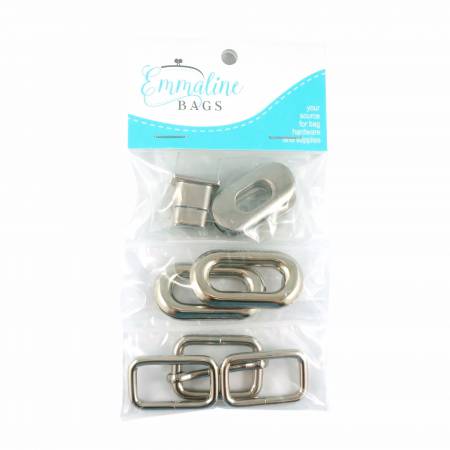 Emmaline Bags- Spring Sling Hardware Kit in Nickel