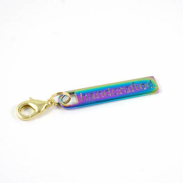 Zipper Pull Handcrafted in Rainbow