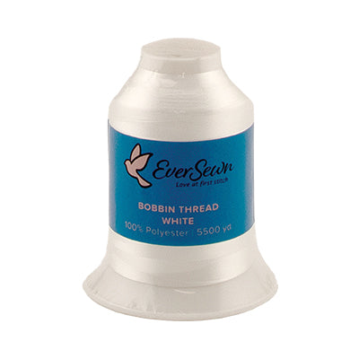 Eversewn Bobbin Thread 5500 Yards White