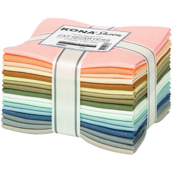 Fat Quarter Bundles: Kona Sheen by Studio RK - Pastel