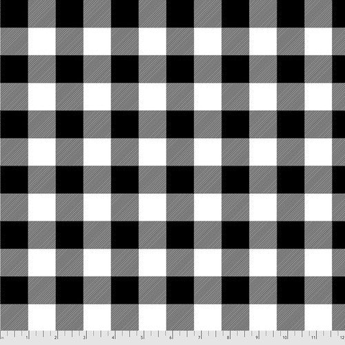 Tula Pink HOLIDAY HOMIES: Flannel Check Yo'self - Ink (1/4 Yard)