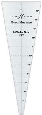 Amanda Murphy 20 Wedge Circle Ruler 18 Degree