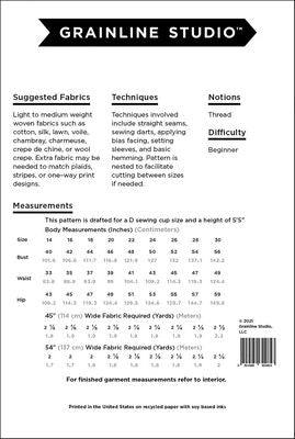 Grainline Studio: Scout Tee size (sizes 14–30)