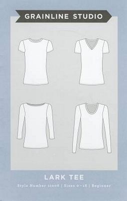 Grainline Studio: Lark Tee (sizes 0–18)