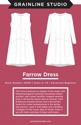Farrow Dress - Grainline Studios