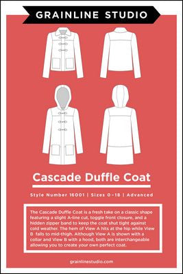 Cascade Duffle Coat - Grainline Studio