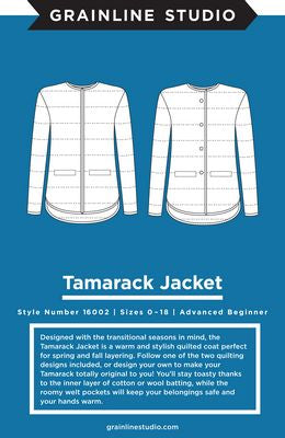 Tamarack Jacket (sizes 0-18) -Grainline Studio