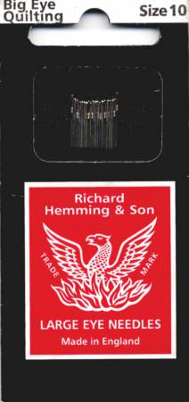 Richard Hemming Between / Quilting Big Eye Needle Size 10