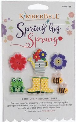 Kimberbell: Spring Has Sprung Button Set