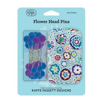 KAFFE FASSETT Flower head pins 100ct