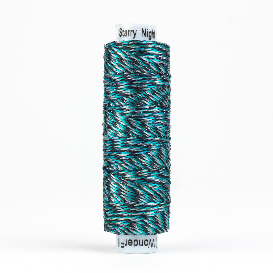STARRY NIGHT DAZZLE: 8wt Rayon Metallic 200yds-Tidepool 07