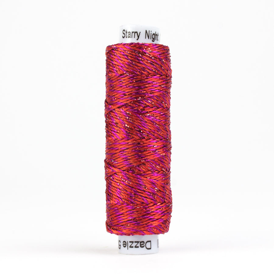STARRY NIGHT DAZZLE: 8wt Rayon Metallic 200yds-Seduction 17