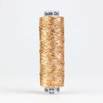 STARRY NIGHT DAZZLE: 8wt Rayon Metallic 200yds-Peach 18