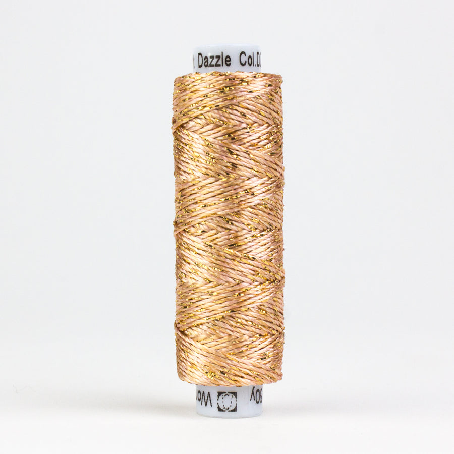 STARRY NIGHT DAZZLE: 8wt Rayon Metallic 200yds-Peach 18