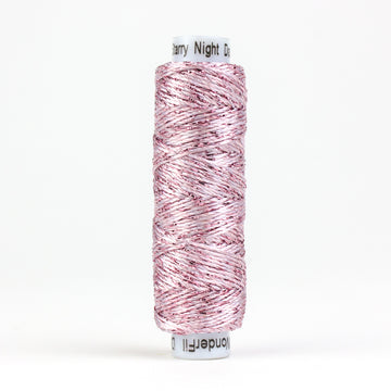 STARRY NIGHT DAZZLE: 8wt Rayon Metallic 200yds-Blush 19