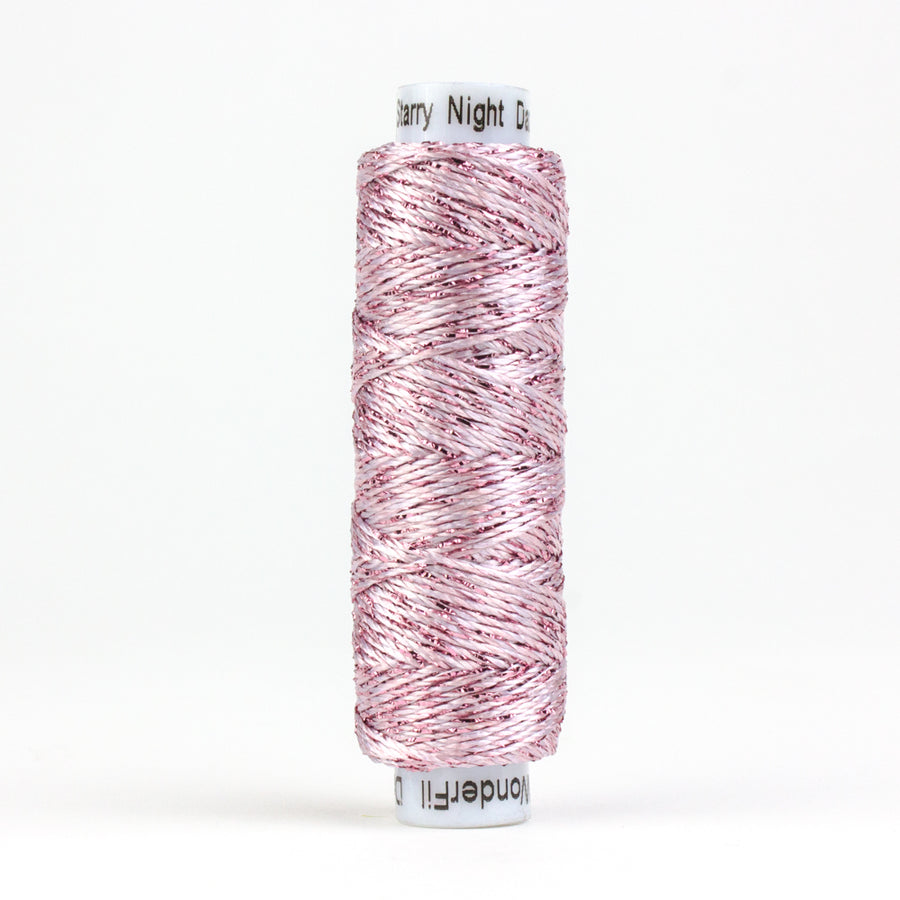 STARRY NIGHT DAZZLE: 8wt Rayon Metallic 200yds-Blush 19