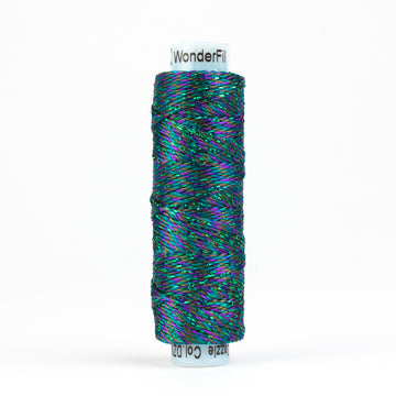 STARRY NIGHT DAZZLE: 8wt Rayon Metallic 200yds-Peacock 21