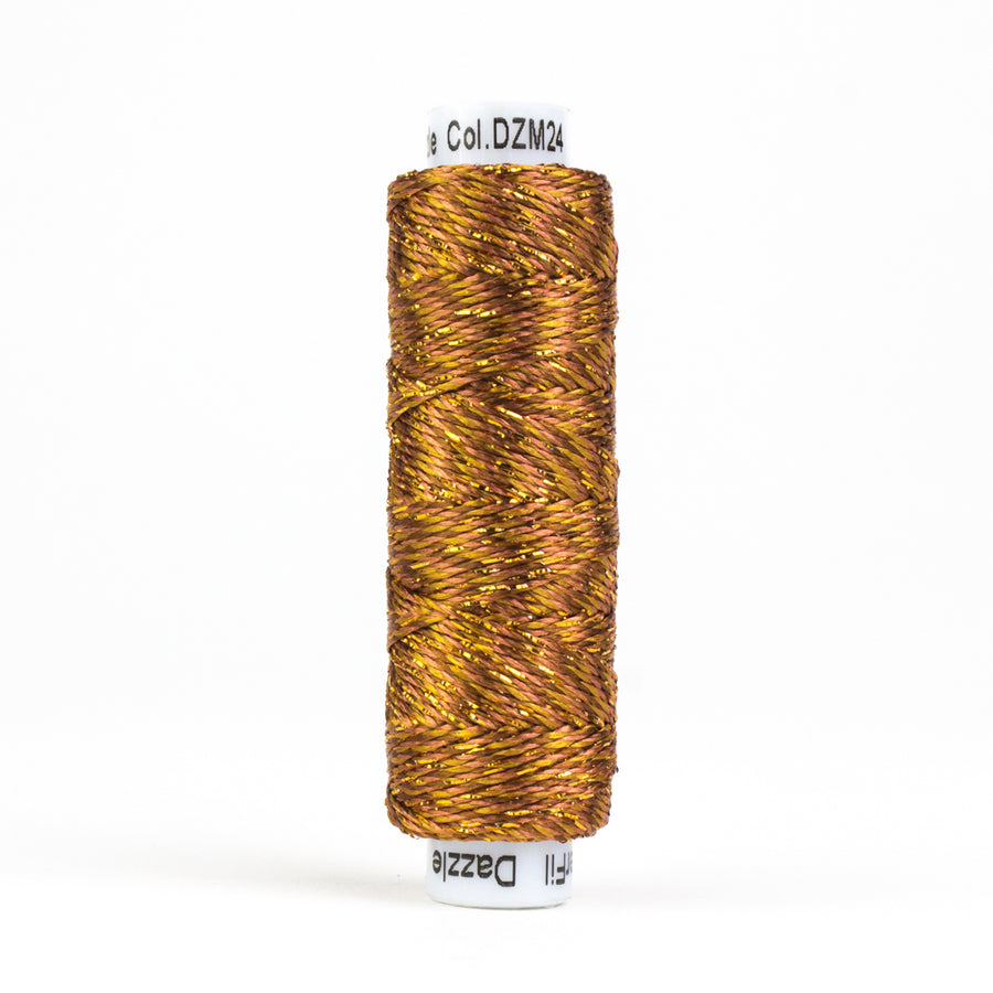 STARRY NIGHT DAZZLE: 8wt Rayon Metallic 200yds-Copper 24