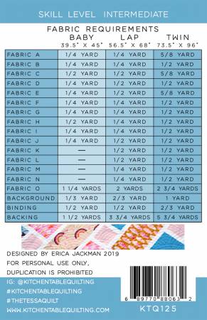 Kitchen Table Quilting: The Tessa