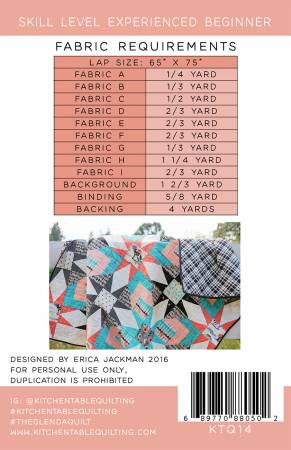 Kitchen Table Quilting: The Glenda