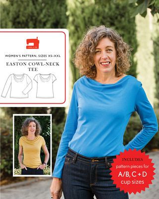 LIESL + CO: Easton Cowl-Neck Tee