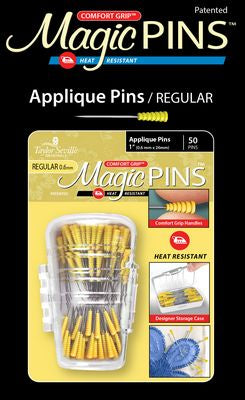 Magic Pins Applique Regular 1in, 50 pins