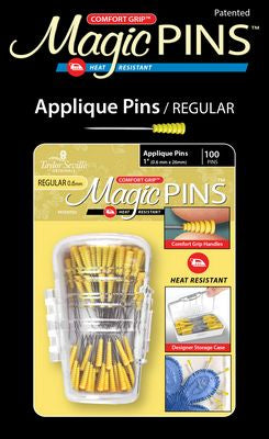 Magic Pins- Applique Pins 1 in, 100 pins