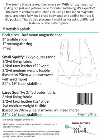 The Squiffy Sling Sewing Pattern