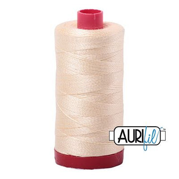 Aurifil: 12wt Cotton-Butter 2123