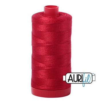 Aurifil: 12wt Cotton-Red 2250