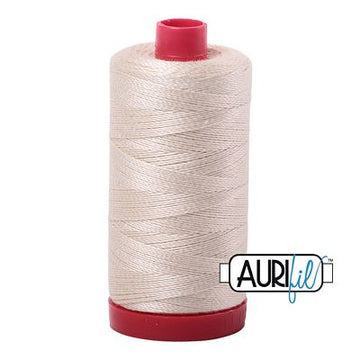Aurifil: 12wt Cotton-Light Beige 2310