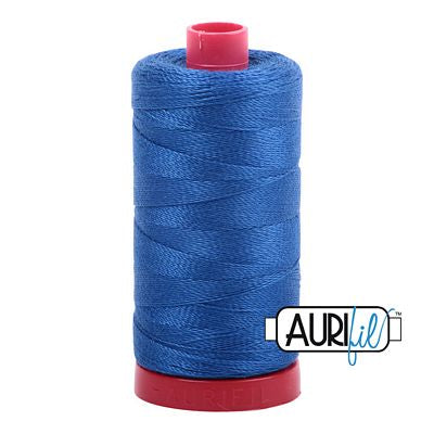 Aurifil: 12wt Cotton-Medium Blue 2735