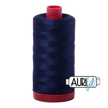 Aurifil: 12wt Cotton-Midnight 2745