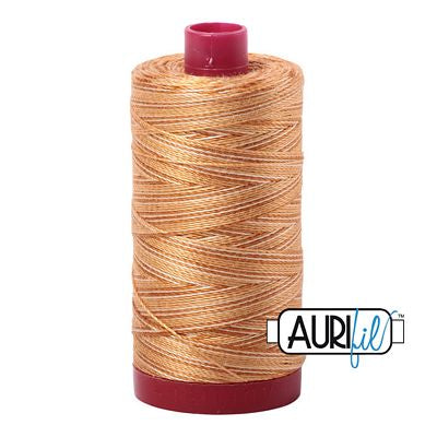 Aurifil Cotton 12wt Variegated Creme Brulee