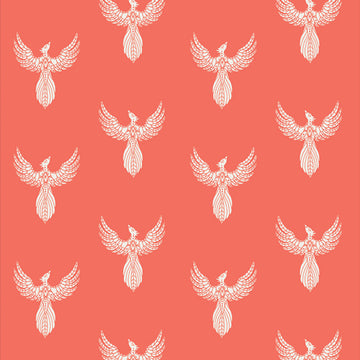Onward & Upward: Rise Up Salmon (1/4 Yard)